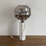 Space Age Kinetic Lamp. 1970. Chrome and marble.