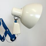 Industrial east german scissor lamp from Veb Zweckleuchtenbau Dresden 1960s