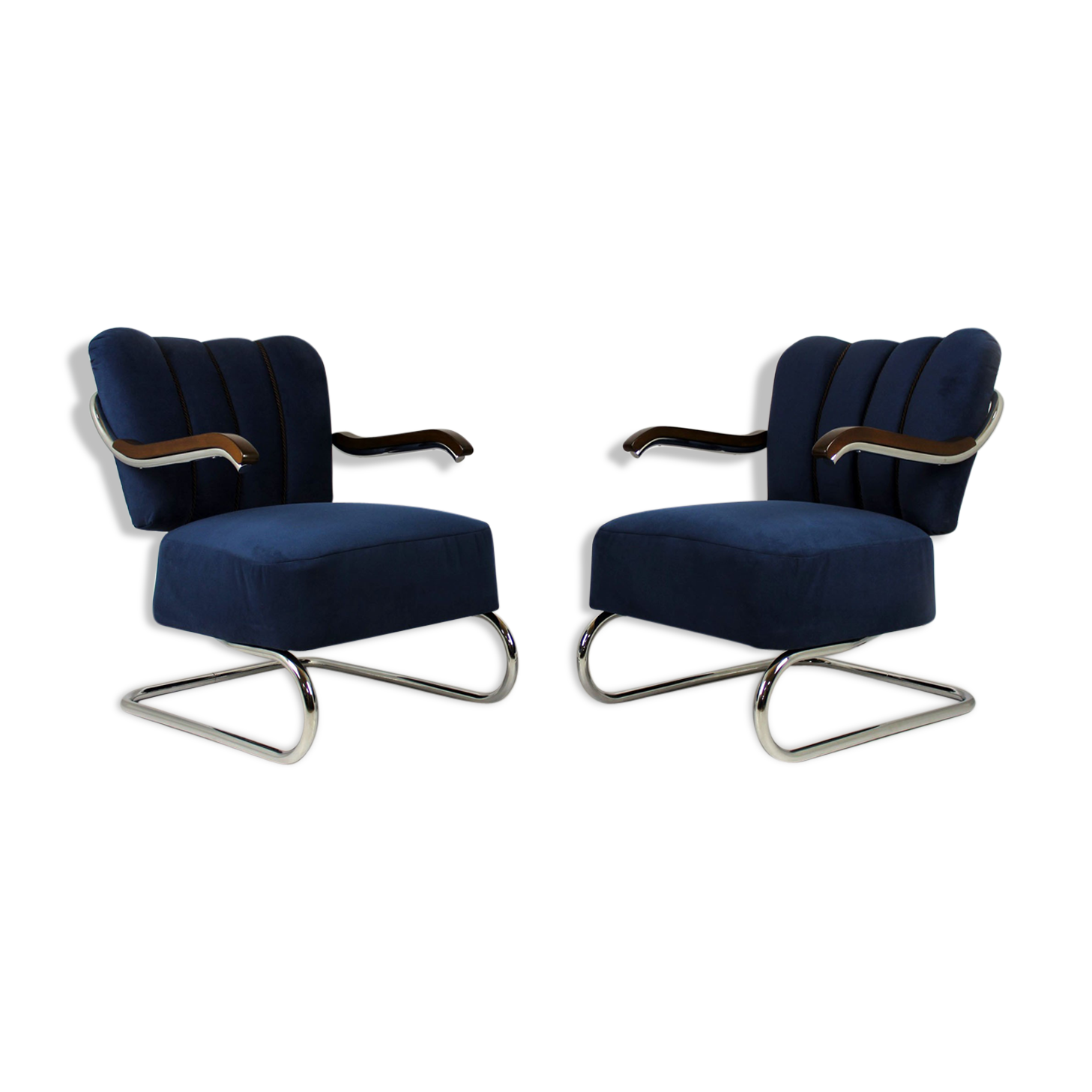 Cantilever armchairs from Mücke Melder, 1930