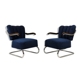 Cantilever armchairs from Mücke Melder, 1930