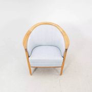 Vintage Scandinavian 3-seater sofa in walnut, Bertil Fridhagen, stamped Bröderna Anderssons.
