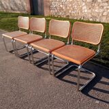 4 chairs b32 cesca by Marcel Breuer