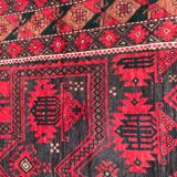 Tapis ancien  afghan Turkmen belutch fait main 110x220 cm
