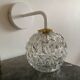 Wall lamp with vintage globe