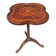 Polylobed gueridon in marquetry