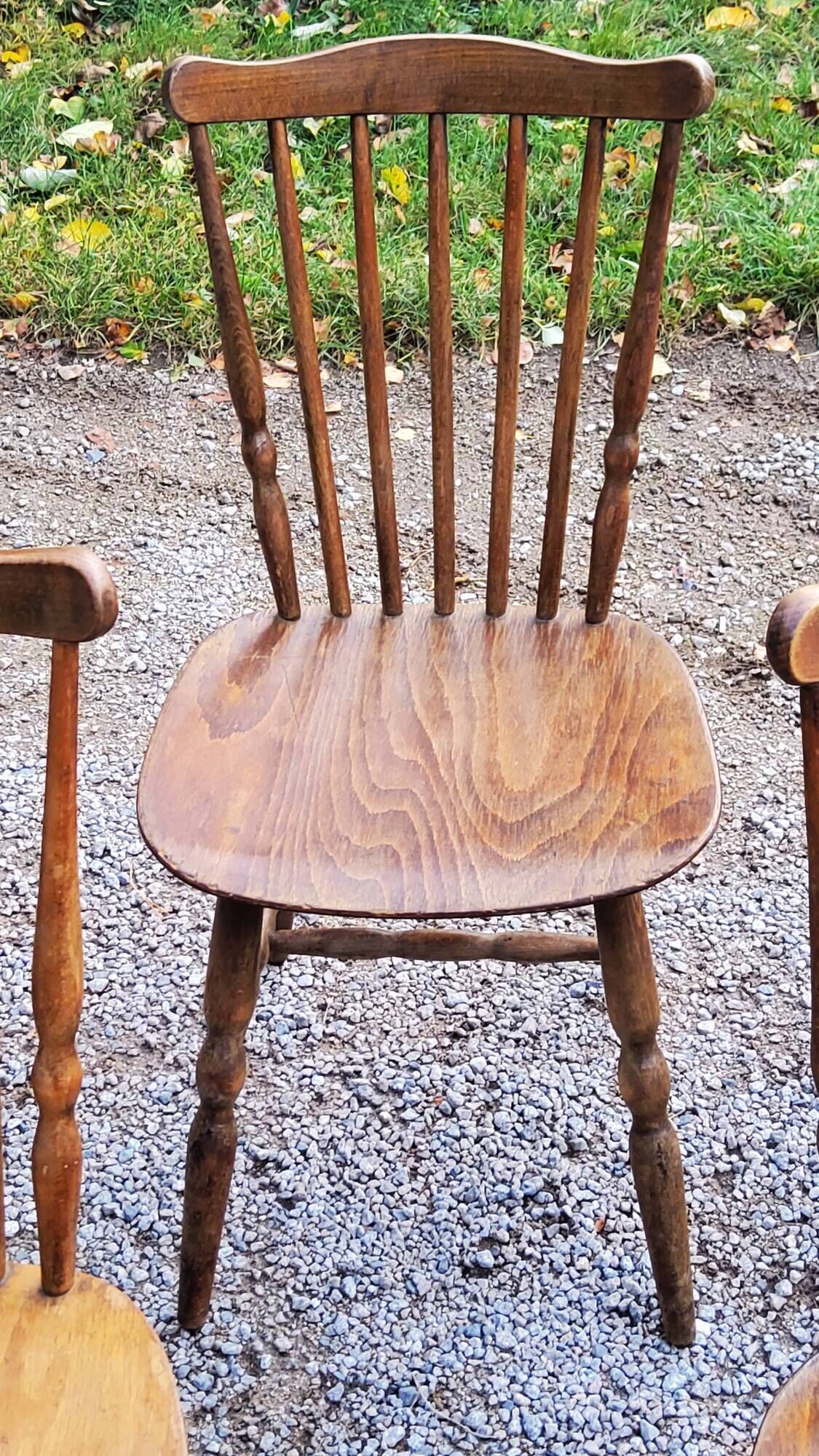 Set de 6 chaises de bistrot Baumann vintage des années 60