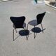 Paires dés chaises en bois