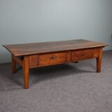 French coffee table in antique wood