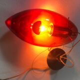 Vintage Pendant Lamp • Goccia di Sangue • Artisanal Glass • Murano • 1980