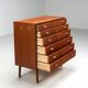 Johannes Sorth chest of drawers in teak Nexo Mobelfabrik Denmark 1960