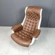 Mid-Century Space Age Galaxy Armchair by Alf Svensson for Dux, 1968