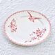 19th century Sarreguemines "Favori" plate in pink iron earth