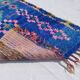 Blue Moroccan Berber carpet 210x100 cm