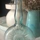 Bouteille vintage embossage soleil
