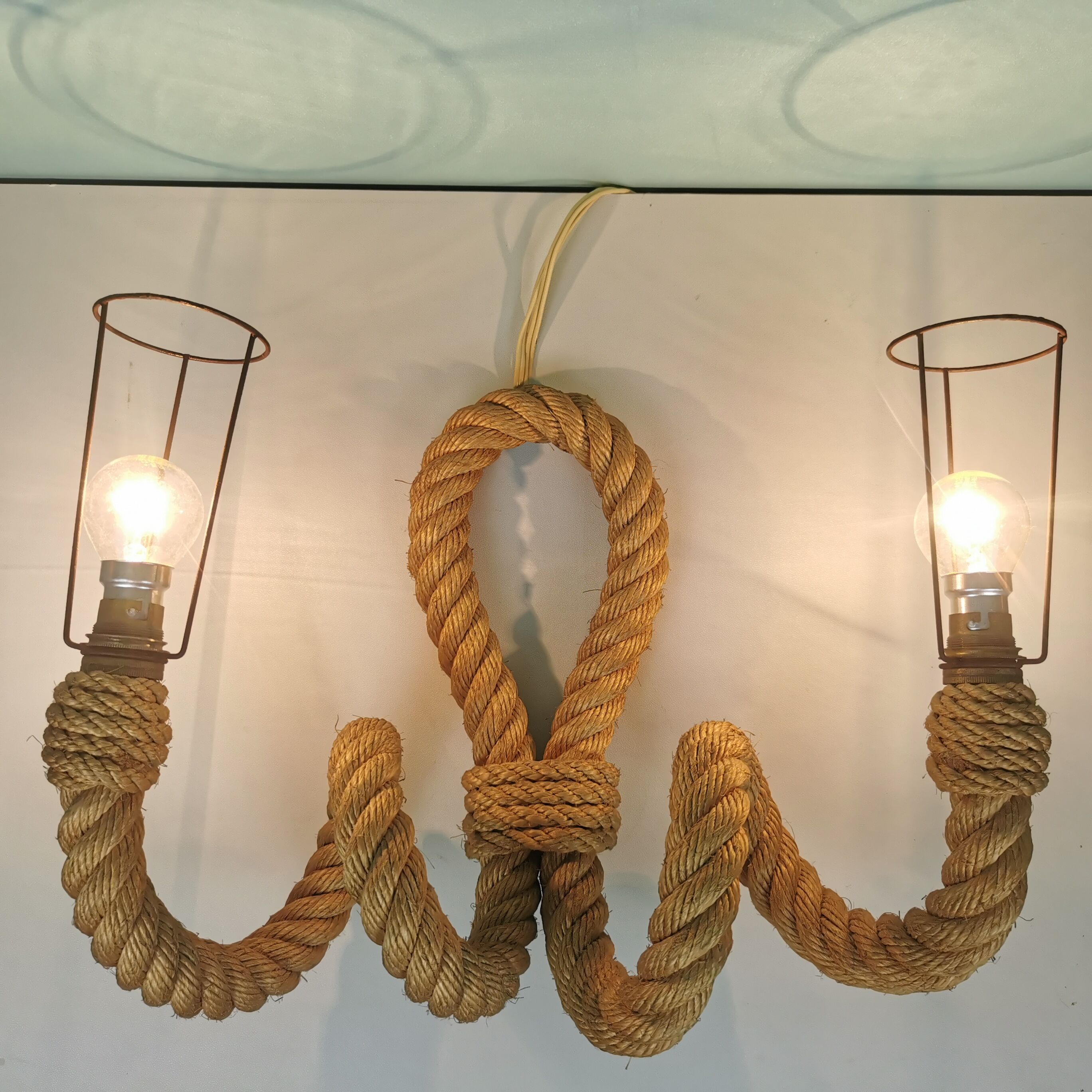 Audoux Minet rope wall sconce