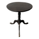 Antique Victorian English oak tilt top table