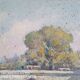 Edouard Leverd (1881-1950) oil on cardboard - 35 x 27 cm - bridge in Paris 1937