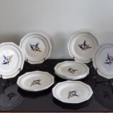 Set of dessert plates St Amans model IRMA
