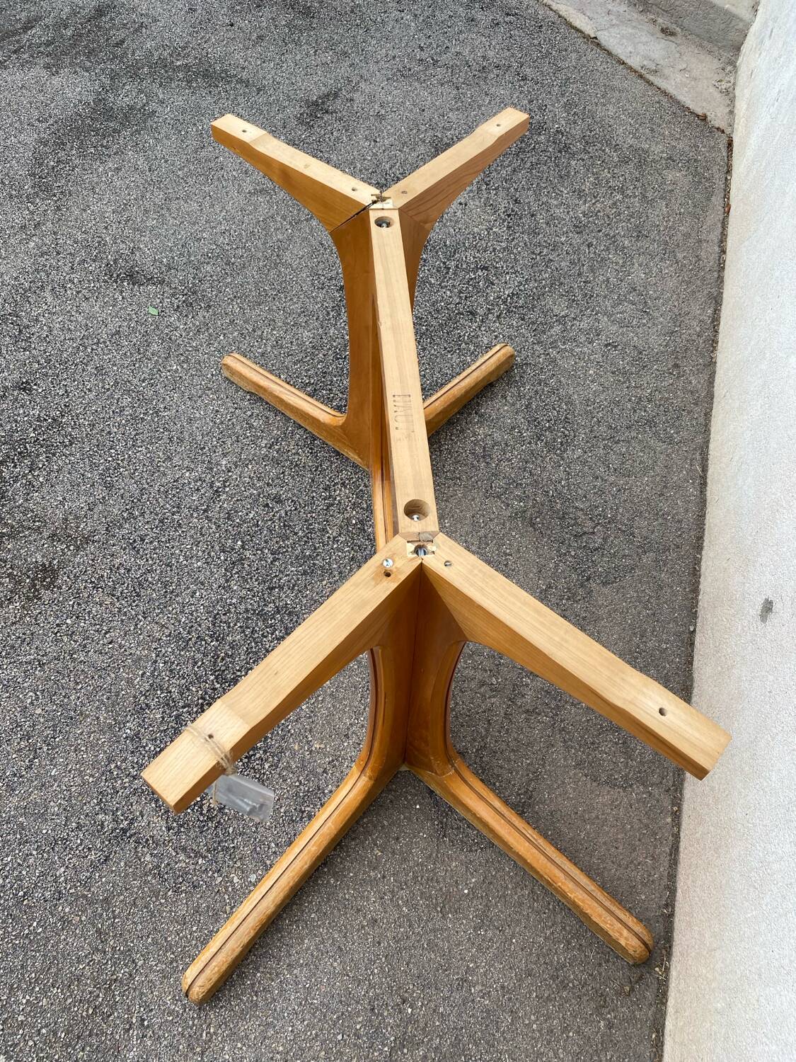 Baumann elm dining table