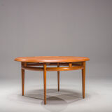 Mid-Century Teak Coffee Table by Torbjørn Afdal by Bruksbo, 1960s