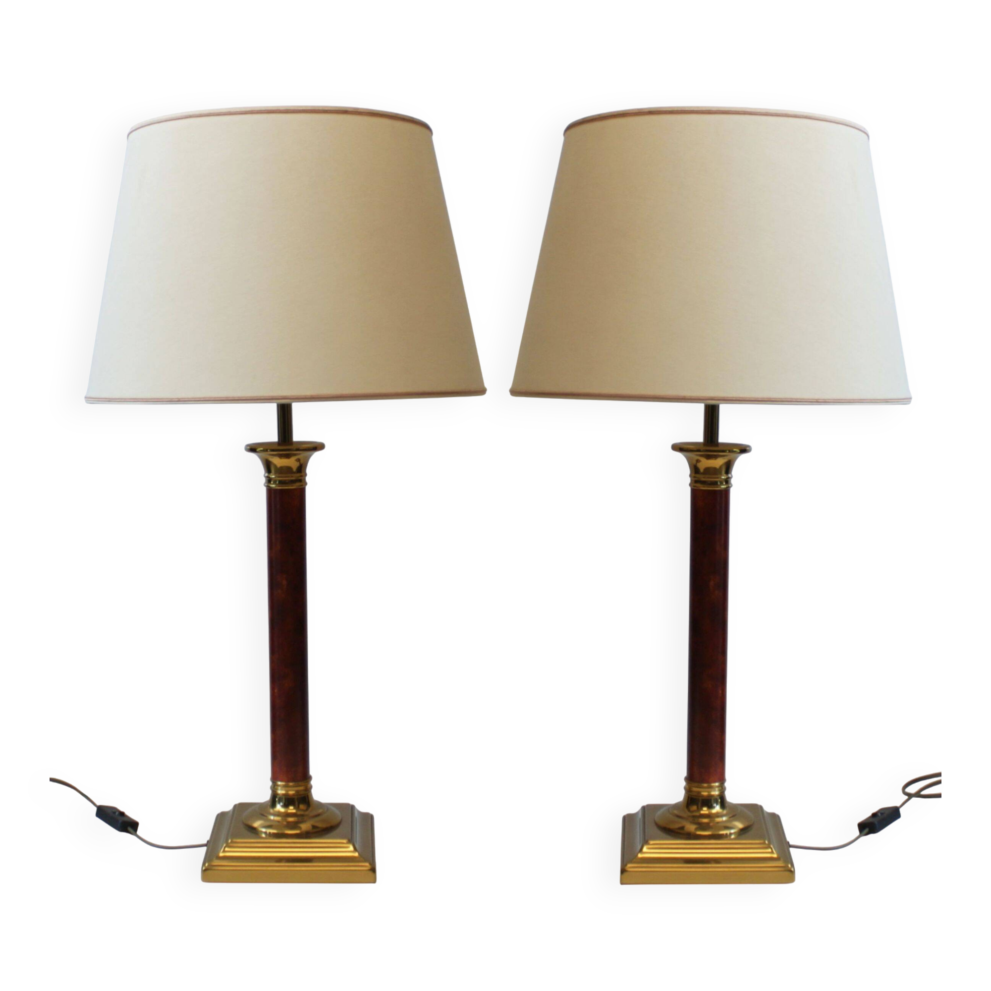 Paire de lampes, Belgique 1970