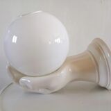 Vintage hand lamp in ceramic 70s