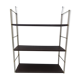 Metal string modular wall shelf