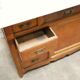 Antique washbasin cabinet in marble and wood