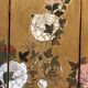 Screen 4 works in bois with peinture on papier style art de co