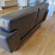 2-seater "Pulsation" sofa by Roche Bobois, black leather