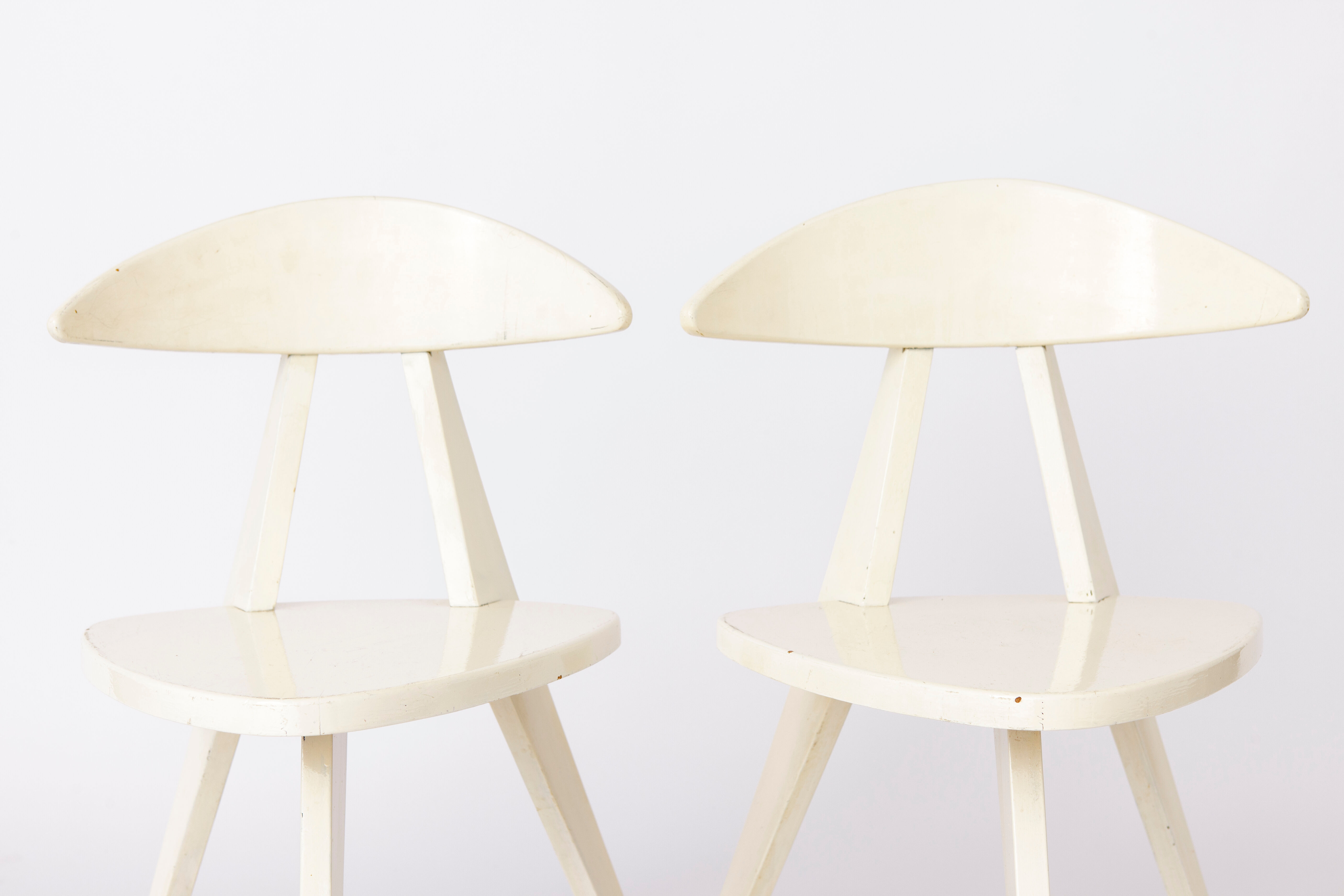 Pair Walter Papst chairs, model 350 from 1950s Vintage Germany