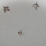5 Badonviller opaque porcelain soup plates