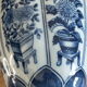 Covered pot in Delft porcelain
