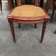 Table and six chairs in the Louis XVI style mahogany