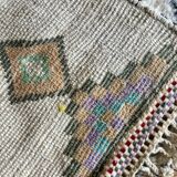 splendid new carpet in Berber wool beni ourain 140x205 cm