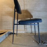 Black skai chair from the 60