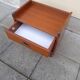 Navy bedside table