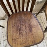 Set of 4 wooden bistro chairs