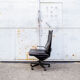 Leather desk armchair by Bernini Italia Anni '80