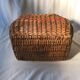 Old Deco Basket in Braided Wicker - Anse Vintage