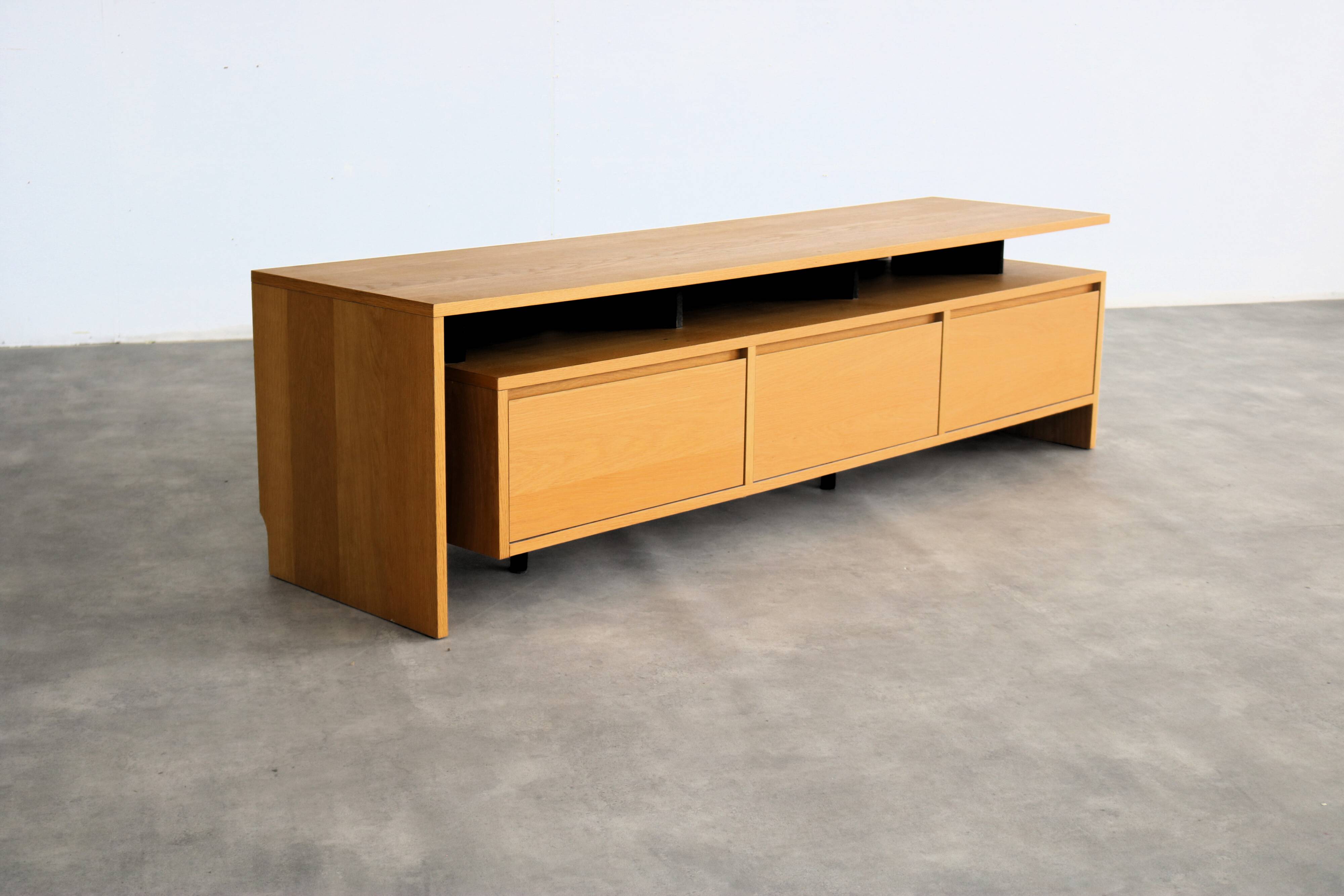 vintage TV cabinet | lowboard | oak | Swedish