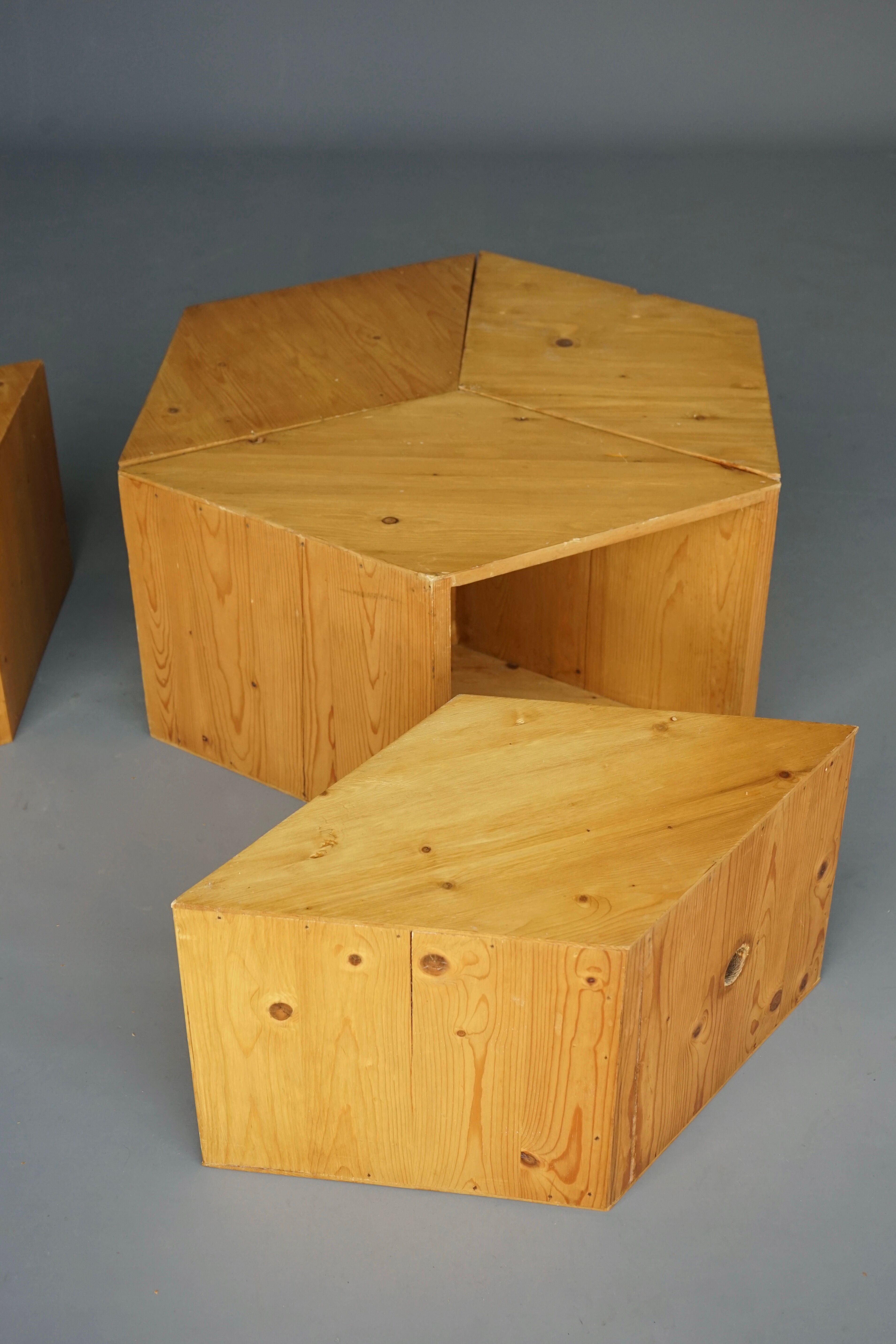 Multifunctional Children's Block Seating Unit, 1970s