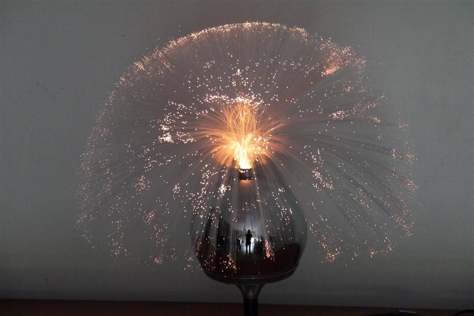 Danish fiber optic lamp 1970