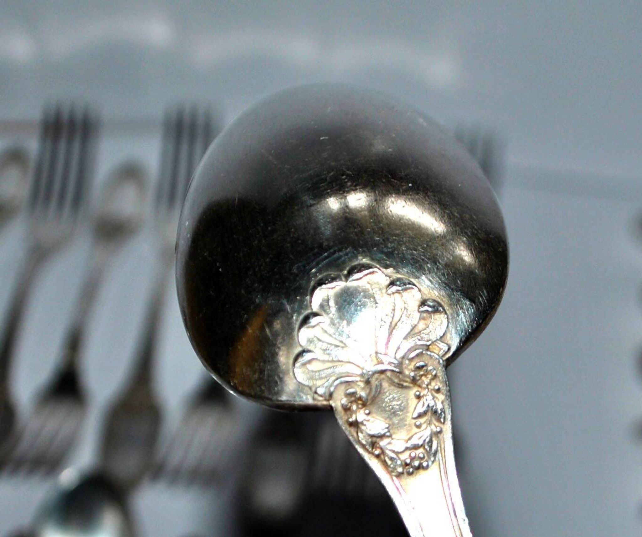 Boulenger household items 34 place settings Empire Marie-Louise 12 soup spoons 9 forks 11 dessert spoons