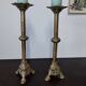Antique brass candelabrum