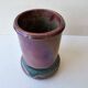 Ancient flamed stoneware vase from Rambervillers
