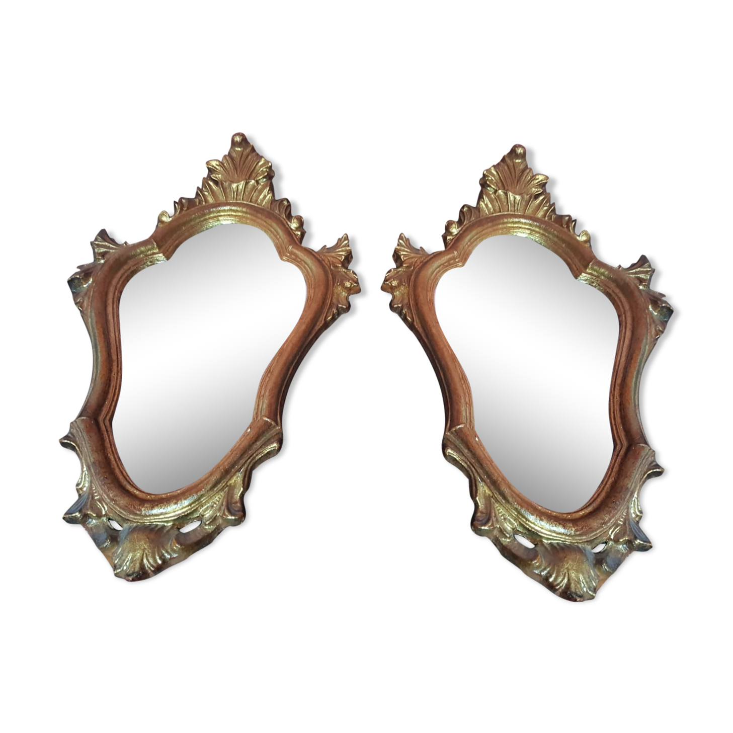 Pair old mirrors