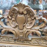 Old large golden mirror