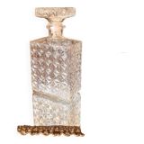 Carafe en verre ciselé