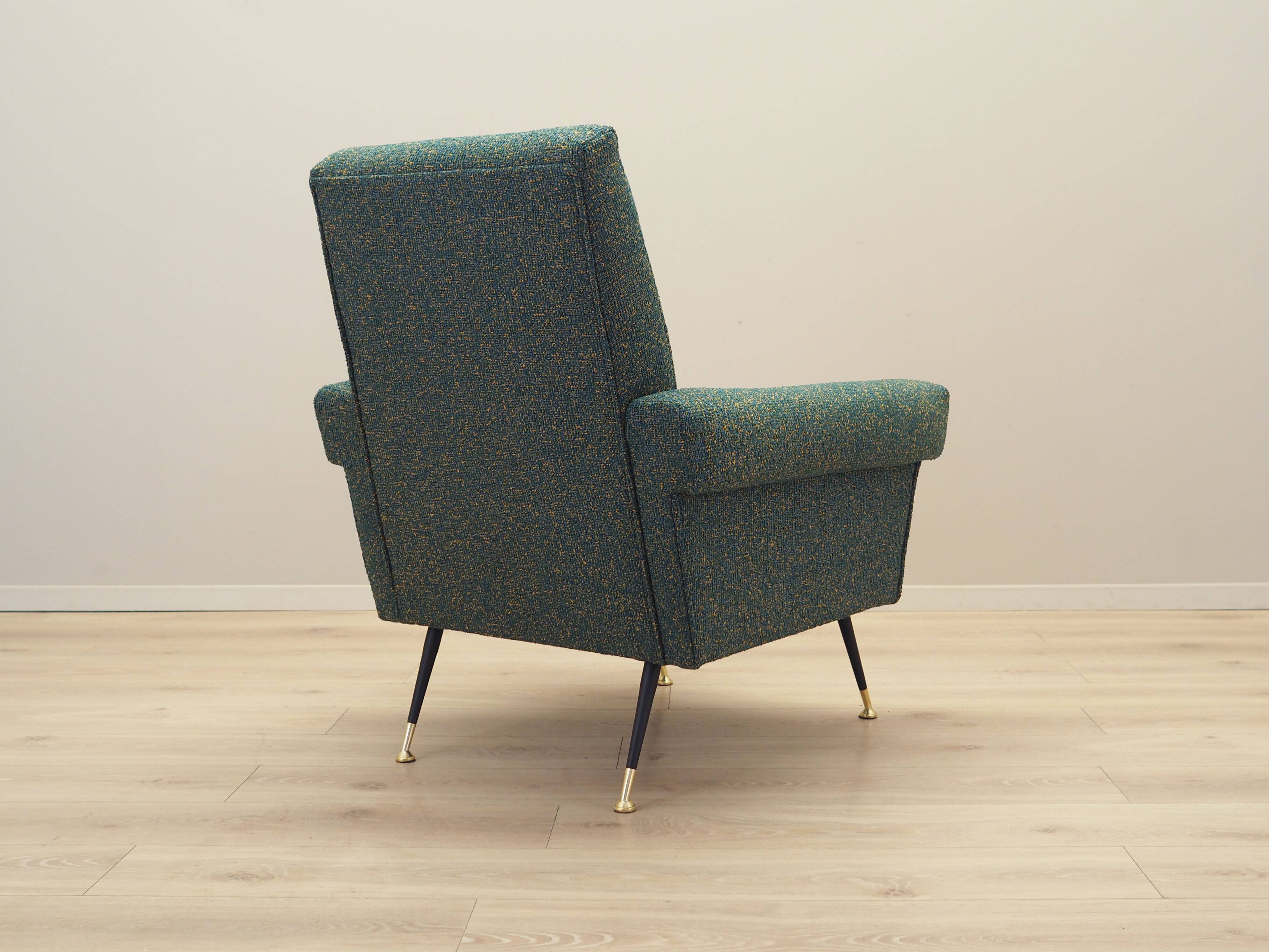 Lounge armchair, Italian design, 1970s, production: Italy